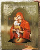 Ікона Почаївської Божої Матері писана №10772