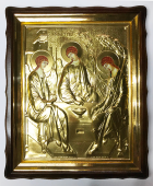 №14454 Трійця Свята ікона в ризі 61х51 см