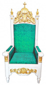 №5030 Крісло-трон для священника архієрейське різьблене