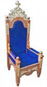 №5012 Крісло-трон для священника архієрейське дерев'яне різьблене