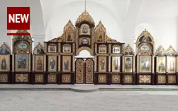 Завершено встановлення іконостаса 14х5 м., Миколаївська обл
