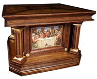 №15369 Престол дуб (риза на престол) 130х130 см