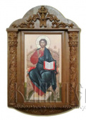 №4902 Киот настенный деревянный резной