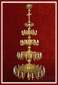 №1931 Паникадило 4 яруса 62 свечи