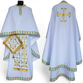 №4242 Облачення грецьке вишите, риза на священика, фелон