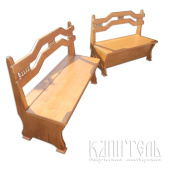 №3587 Лавка церковная деревянная