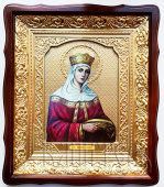 №16712 Елена Царица Св. Равноап. икона малая 45х38 см