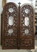 №5196 Царкие Врата резные виноград