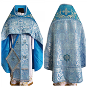 №7510 Облачення руське вишите шовк (парча) на священника, фелон