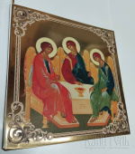 №3888 Пример печати на булате Святая Троица
