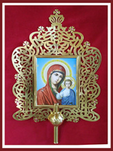 №15128 Икона запрестольная 52x86 см