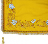 №1628 Скатертина (пелена) на престол, жертовник, аналой жовта