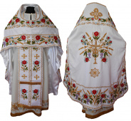 №14241 Облачение русское вышитое, риза на священника, фелонь