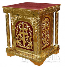 №1770 Жертвенник чеканка с резьбой 85х75х98 см