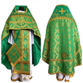№2346 Облачення на священика шовкове, комбіноване