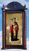 №14979 Киот резной деревянный рама-косынка