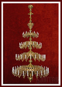 №1929 Паникадило 4 яруса 80 свечей