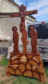 №3557 Голгофа дерев'яна різьблена