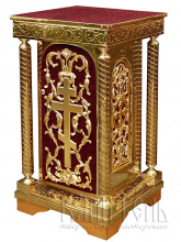 №1771 Жертвенник чеканка с резьбой 60х60х102 см