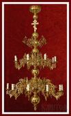 №1923 Паникадило 2 яруса 18 свечей
