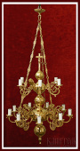 №1920 Паникадило 2 яруса 15 свечей