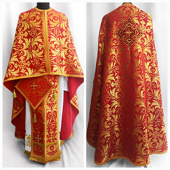 №15628 Облачення грецьке шовкове (парча), риза на священника, фелонь