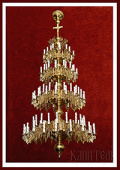 №1930 Паникадило 4 яруса 124 свечи