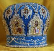 №2260 Митра голубая tr