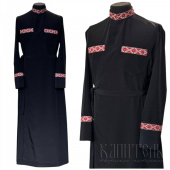 №3644 Підрясник вишитий чорний