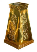 №5377 Подставка для хоругвей чеканка 45x48x85 см