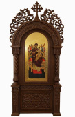 №5413 Кіот різьблений дерев'яний напольний
