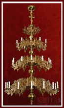 №1927 Паникадило 3 яруса 36 свечей