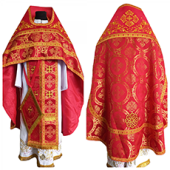 №2347 Облачення на священика шовкове, комбіноване