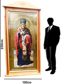 №14972 Киот резной деревянный рама-косынка