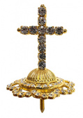 №14786  Хрест на митру архієрейську "золотий"