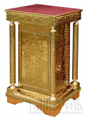 №1772 Жертвенник чеканка на булате 60х60х98 см №1772 Жертвенник чеканка на булате 60х60х98 см