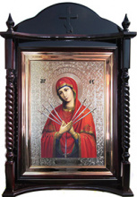 №14965 Киот резной деревянный рама-балясина №14965 Киот резной деревянный рама-балясина
