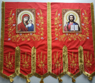 №16311 Хоругви тканевые вышитые