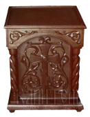 №4924 Аналой центральний дерев'яний шоколад