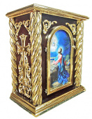 №4959 Жертвенник деревянный резной 45х80х90 см