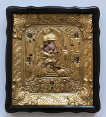 №14450 Почаевская БМ икона малая в ризе 38х33 cм