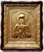 №16727 Матрона Св. икона малая в ризе 45х38 см