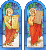 №3504 Приклад вітража-наклейки на вікна №3504 Приклад вітража-наклейки на вікна