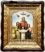 №16716 Вера, Надежда, Любовь и мать их София икона малая 45х38 см