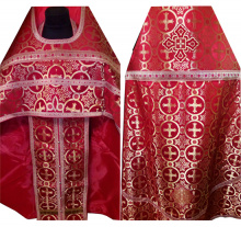 №11085 Облачення руське шовк (парча), риза на священника, фелон