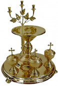 №1639 Литийное блюдо ml, блюдо всенощное, литейное