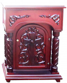 №14637 Жертовник дерев'яний різьблений 40х80х110 см вишня