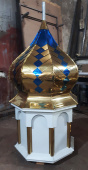 №15545 Вариант купола восьмигранного в шашку 0,8 м вышиванка