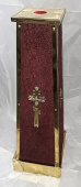 №15118 Подставка под крест-икону на бархате большая