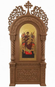 №5414 Киот резной деревянный напольный